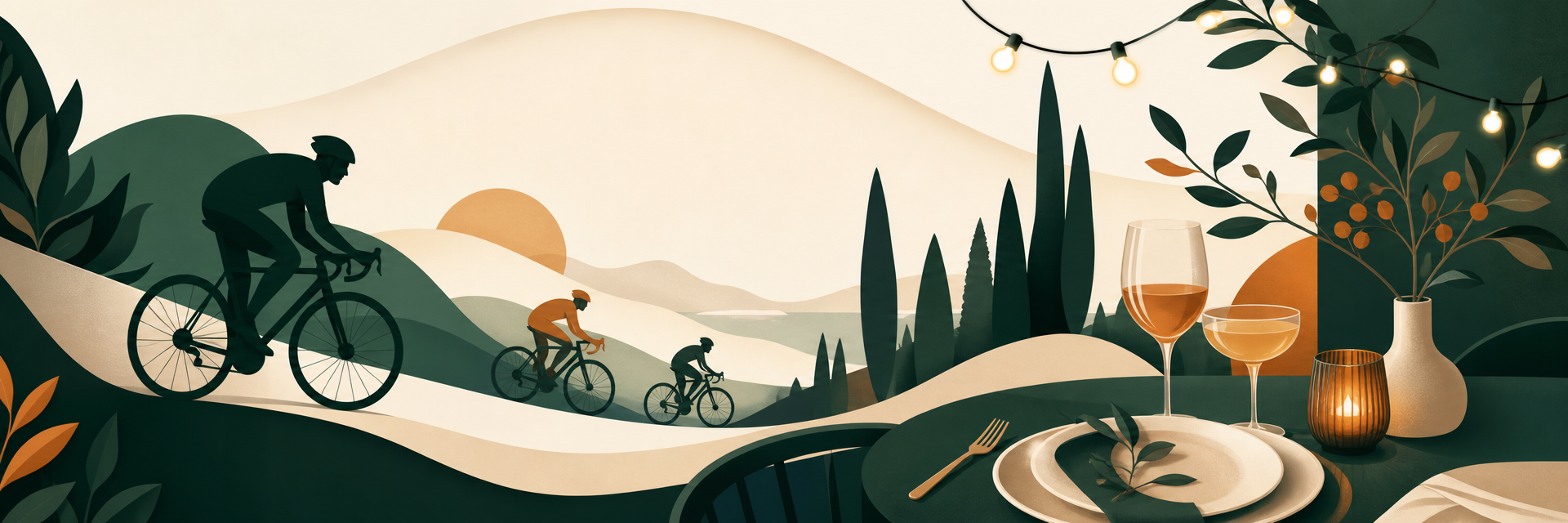 Cykelfestgäster utanför den röda ladan